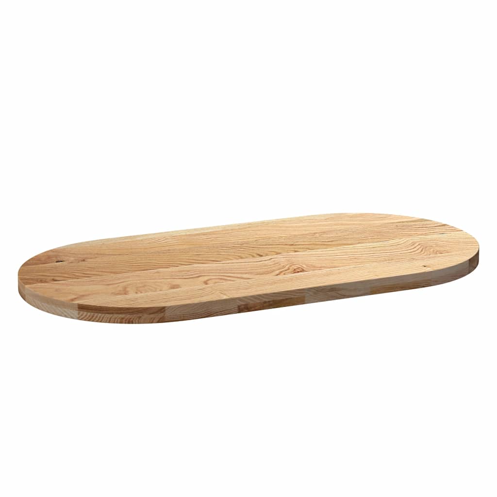 vidaXL Blat de masă 120x60x4 cm lemn masiv de stejar oval vidaXL Blat de masă 120x60x4 cm lemn masiv de stejar oval