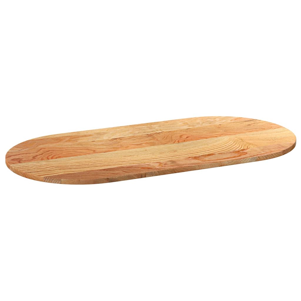 vidaXL Blat de masă maro deschis 120x60x2 cm lemn masiv de stejar oval vidaXL Blat de masă maro deschis 120x60x2 cm lemn masiv de stejar oval