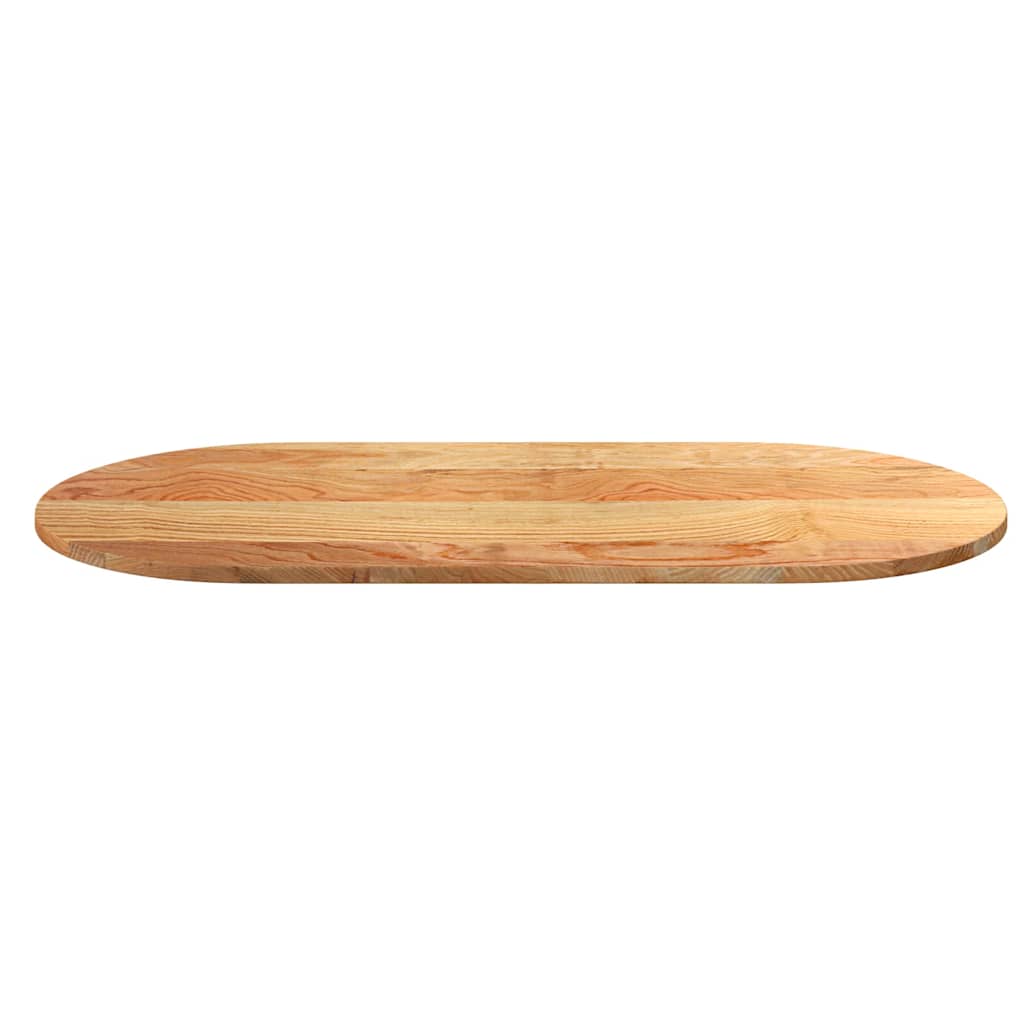 vidaXL Blat de masă maro deschis 120x60x2 cm lemn masiv de stejar oval vidaXL Blat de masă maro deschis 120x60x2 cm lemn masiv de stejar oval