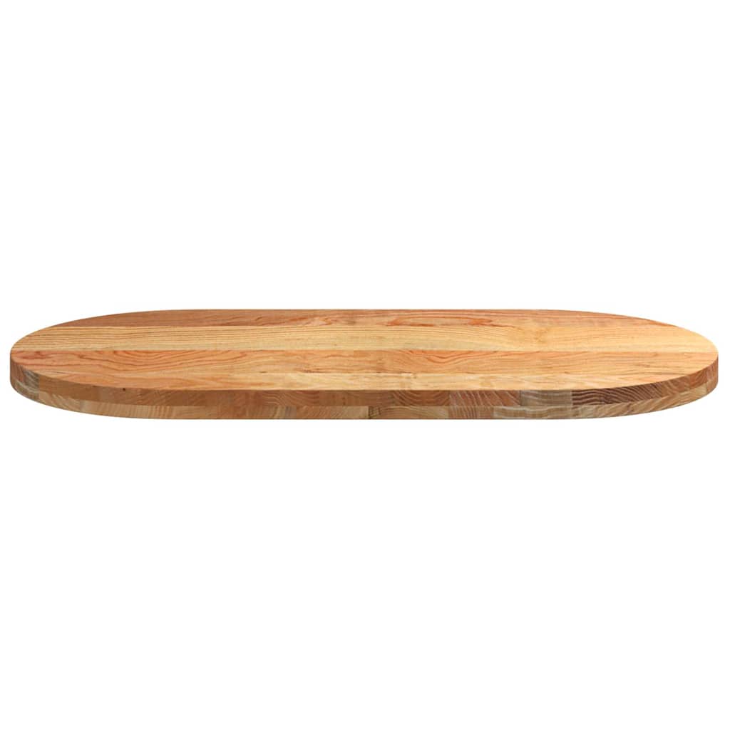 vidaXL Blat de masă maro deschis 100x50x4 cm lemn masiv de stejar oval vidaXL Blat de masă maro deschis 100x50x4 cm lemn masiv de stejar oval