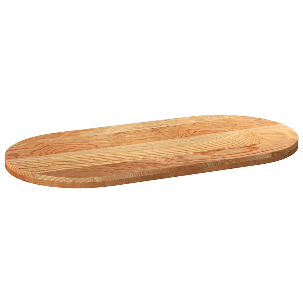 vidaXL Blat de masă maro deschis 120x60x4 cm lemn masiv de stejar oval vidaXL Blat de masă maro deschis 120x60x4 cm lemn masiv de stejar oval