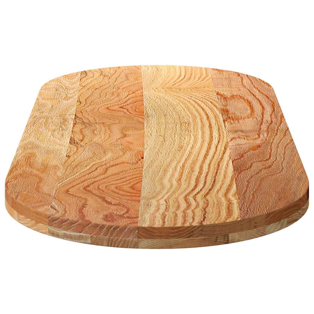vidaXL Blat de masă maro deschis 140x60x4 cm lemn masiv de stejar oval vidaXL Blat de masă maro deschis 140x60x4 cm lemn masiv de stejar oval