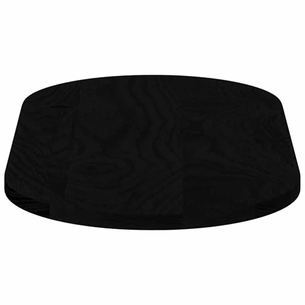 vidaXL Blat de masă maro închis 80x40x2 cm lemn masiv de stejar oval
