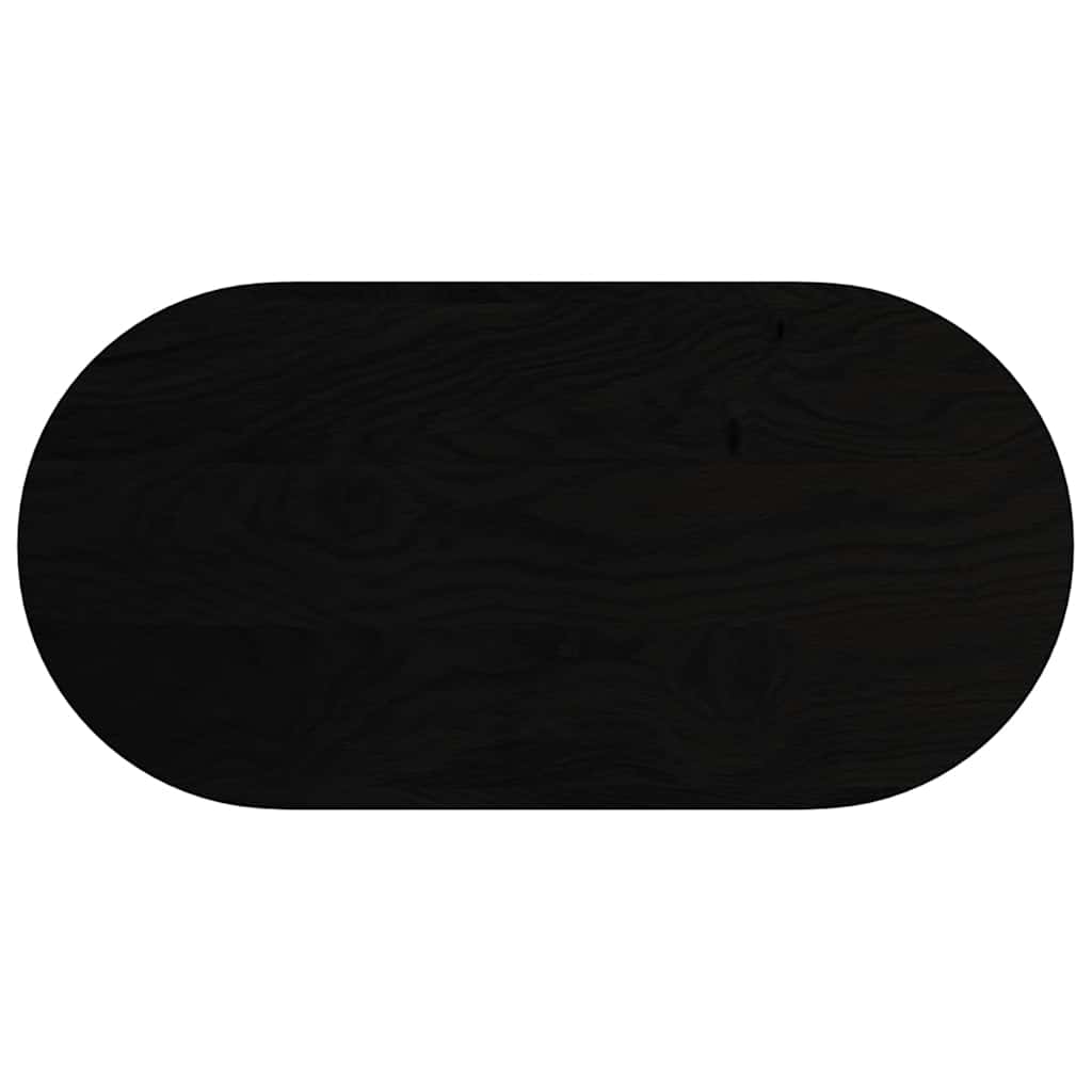 vidaXL Blat de masă maro închis 100x50x4 cm lemn masiv de stejar oval vidaXL Blat de masă maro închis 100x50x4 cm lemn masiv de stejar oval