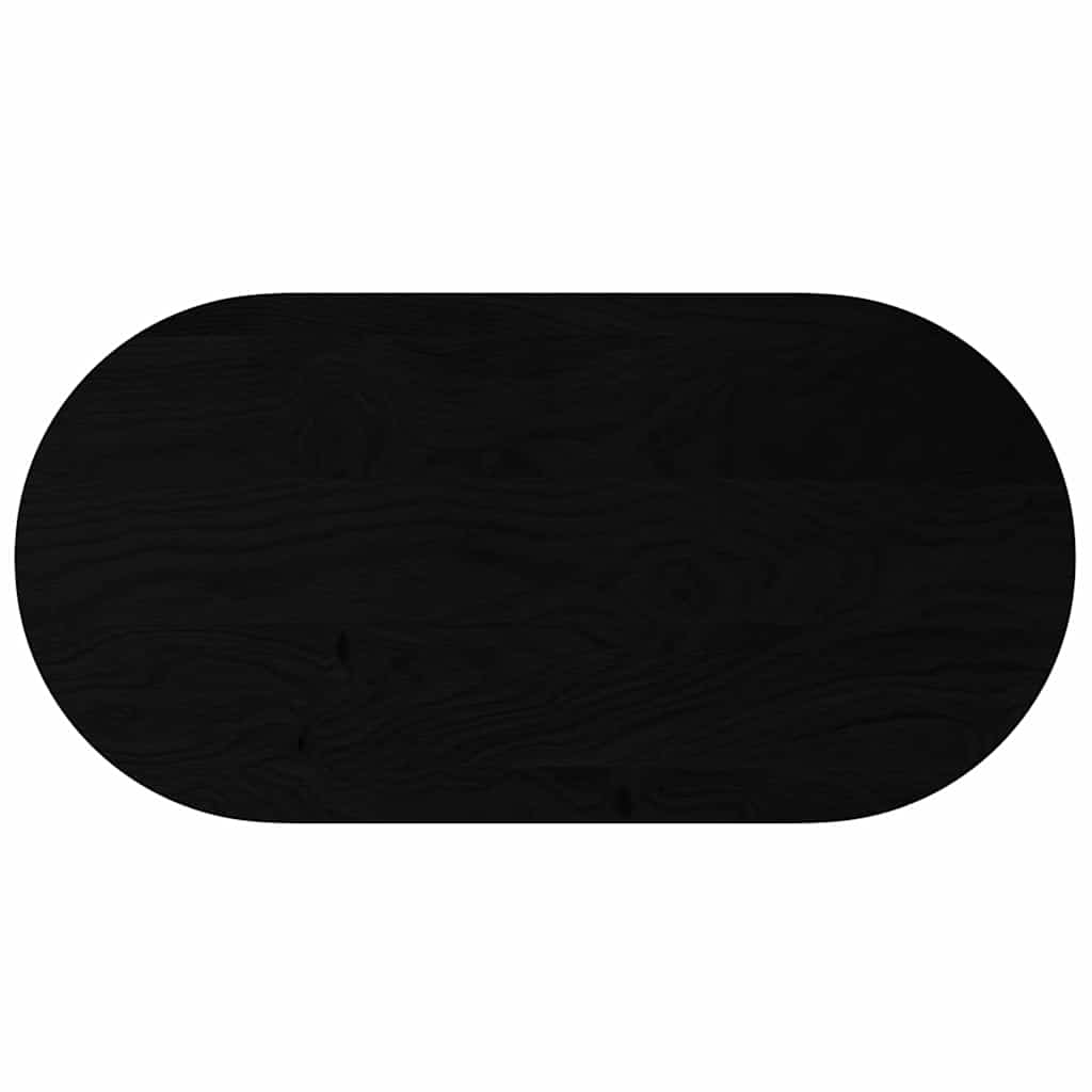 vidaXL Blat de masă maro închis 120x60x4 cm lemn masiv de stejar oval vidaXL Blat de masă maro închis 120x60x4 cm lemn masiv de stejar oval
