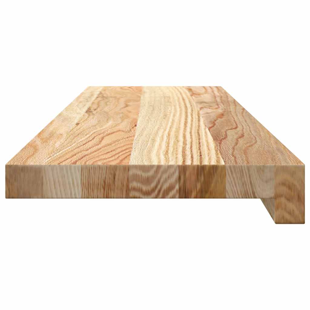 vidaXL Pervaz 2 buc lemn masiv de stejar netratat 80x20x2 cm