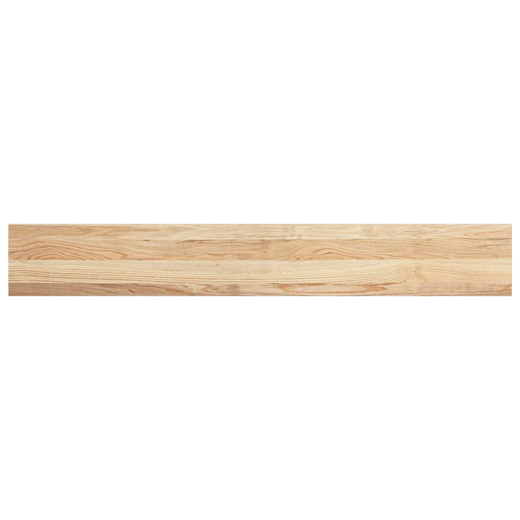 vidaXL Pervaz 2 buc lemn masiv de stejar netratat 140x20x2 cm