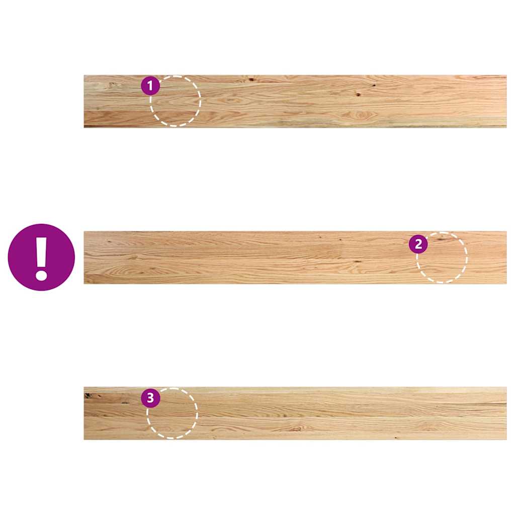 vidaXL Pervaz 2 buc lemn masiv de stejar netratat 160x20x2 cm vidaXL Pervaz 2 buc lemn masiv de stejar netratat 160x20x2 cm