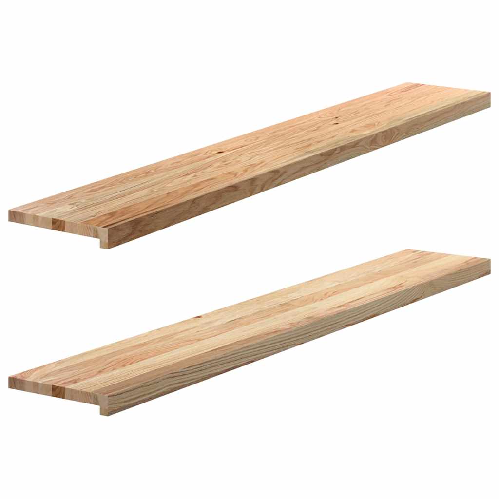 vidaXL Pervaz 2 buc lemn masiv de stejar netratat 160x30x2 cm vidaXL Pervaz 2 buc lemn masiv de stejar netratat 160x30x2 cm