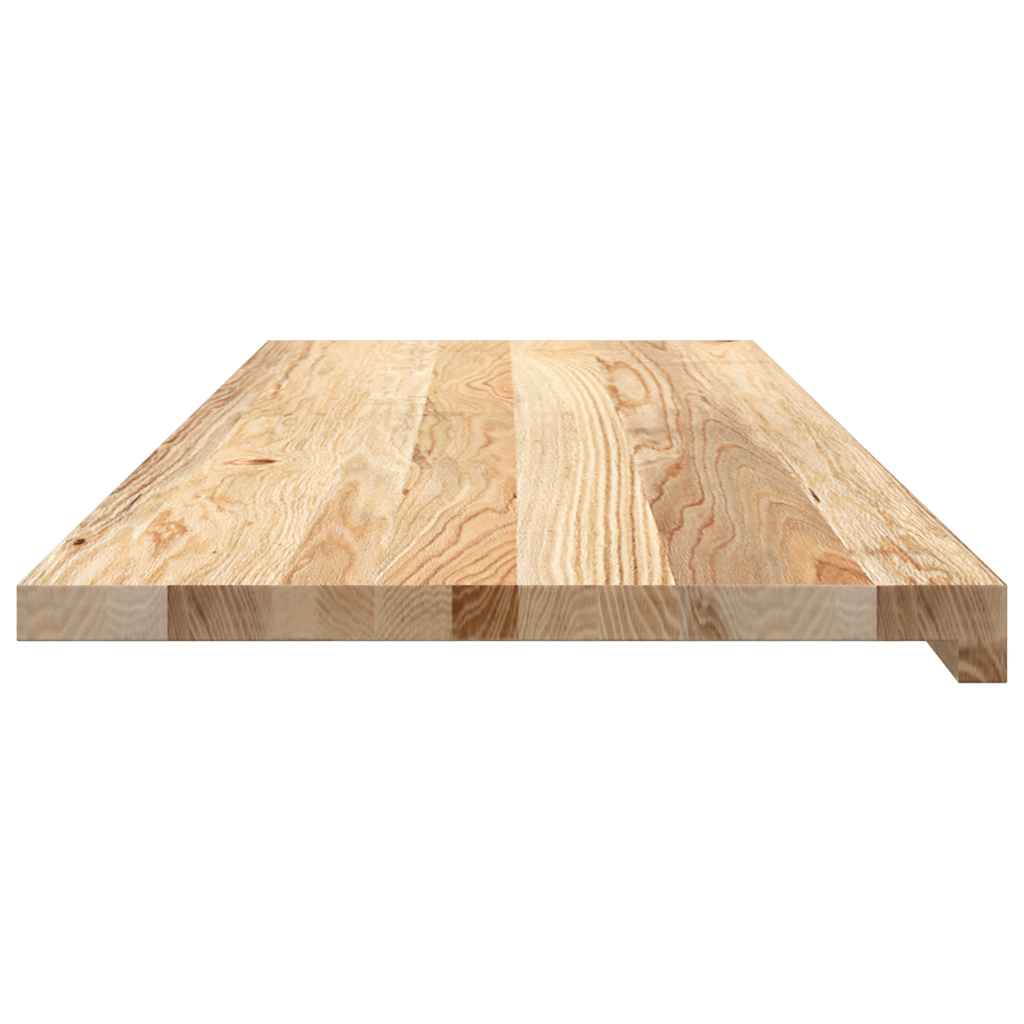 vidaXL Pervaz 2 buc lemn masiv de stejar netratat 110x40x2 cm