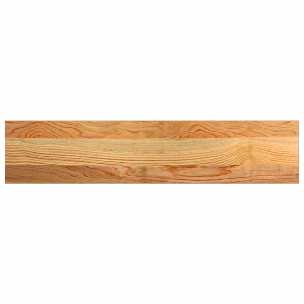 vidaXL Pervaz 2 buc lemn masiv de maro deschis 70x15x2 cm