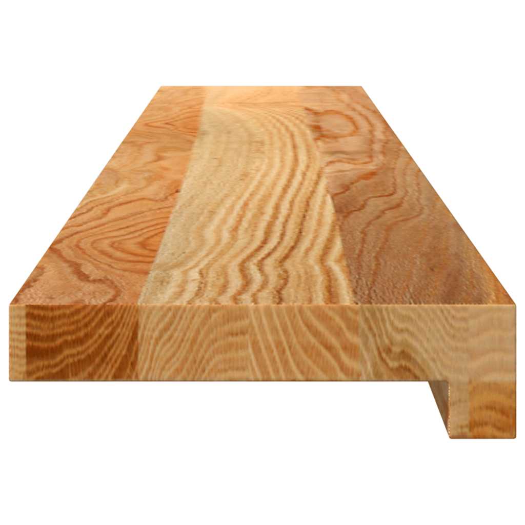 vidaXL Pervaz 2 buc lemn masiv de maro deschis 100x15x2 cm vidaXL Pervaz 2 buc lemn masiv de maro deschis 100x15x2 cm