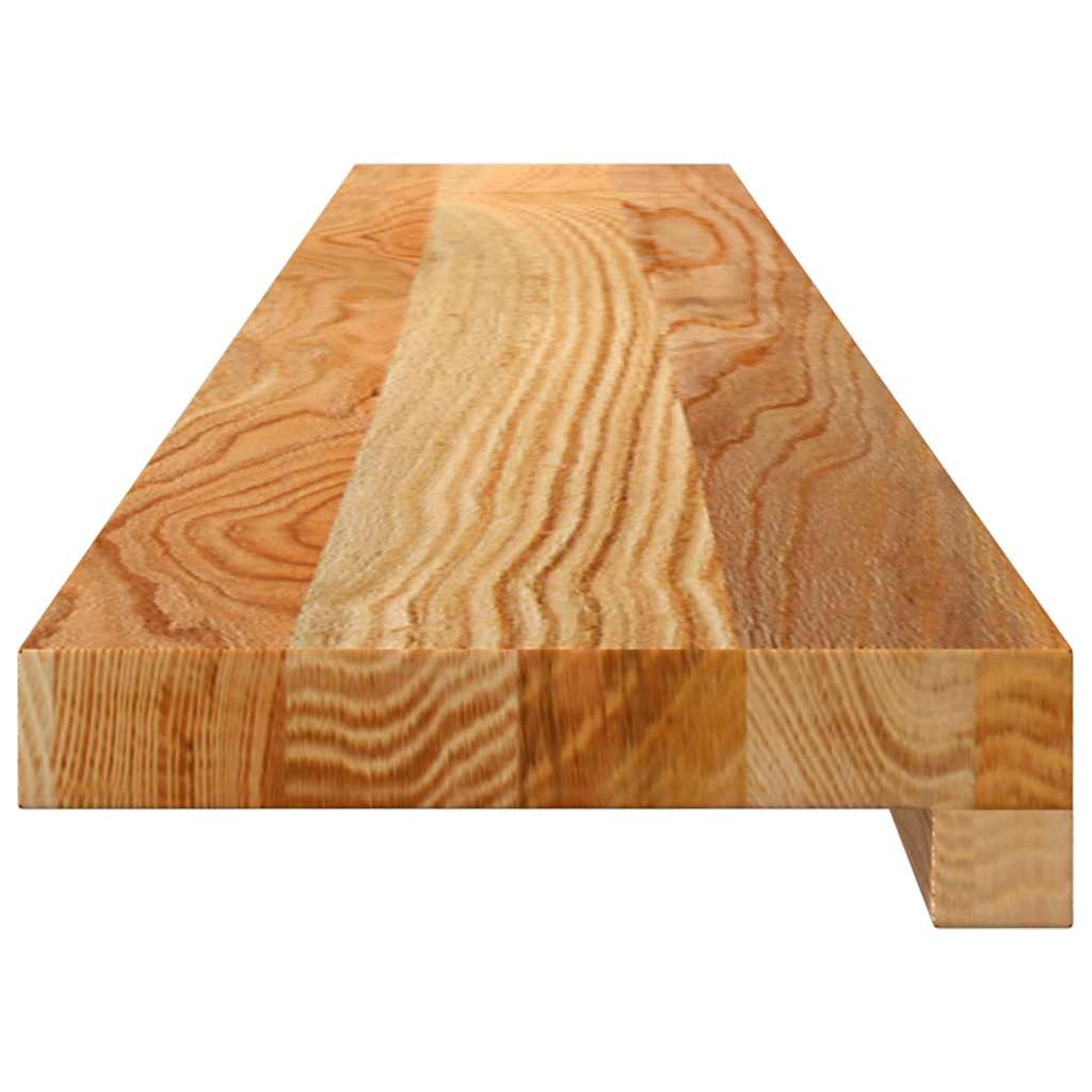 vidaXL Pervaz 2 buc lemn masiv de maro deschis 110x15x2 cm vidaXL Pervaz 2 buc lemn masiv de maro deschis 110x15x2 cm
