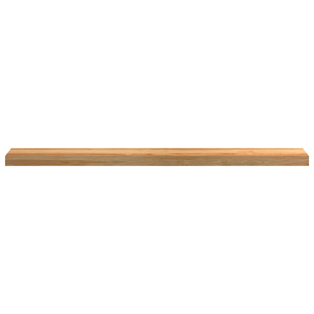 vidaXL Pervaz 2 buc lemn masiv de maro deschis 120x15x2 cm