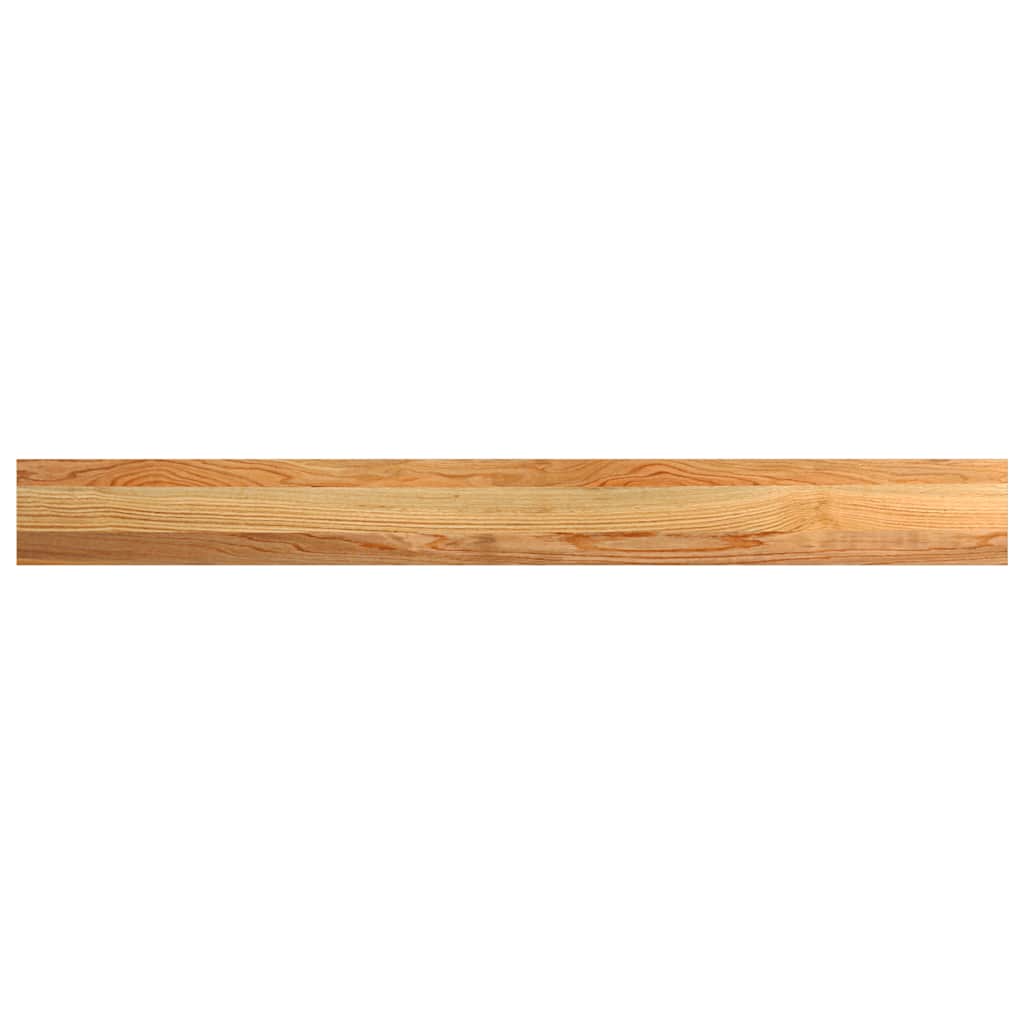 vidaXL Pervaz 2 buc lemn masiv de maro deschis 140x15x2 cm