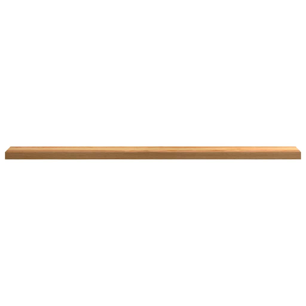 vidaXL Pervaz 2 buc lemn masiv de maro deschis 160x15x2 cm