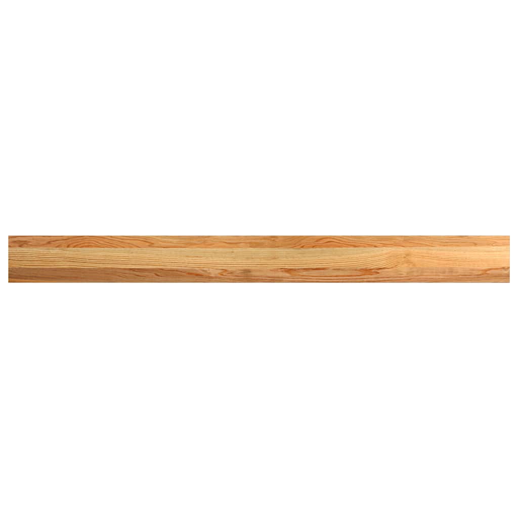 vidaXL Pervaz 2 buc lemn masiv de maro deschis 160x15x2 cm