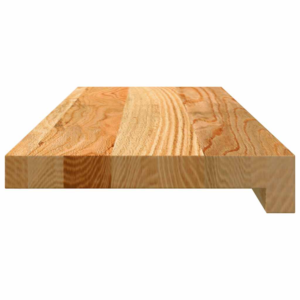 vidaXL Pervaz 2 buc lemn masiv de maro deschis 70x20x2 cm vidaXL Pervaz 2 buc lemn masiv de maro deschis 70x20x2 cm