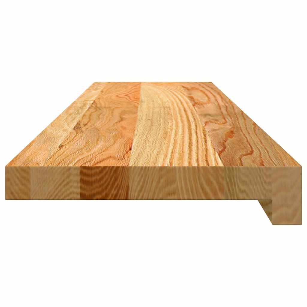 vidaXL Pervaz 2 buc lemn masiv de maro deschis 90x20x2 cm vidaXL Pervaz 2 buc lemn masiv de maro deschis 90x20x2 cm