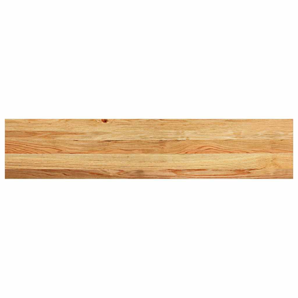 vidaXL Pervaz 2 buc lemn masiv de maro deschis 120x25x2 cm