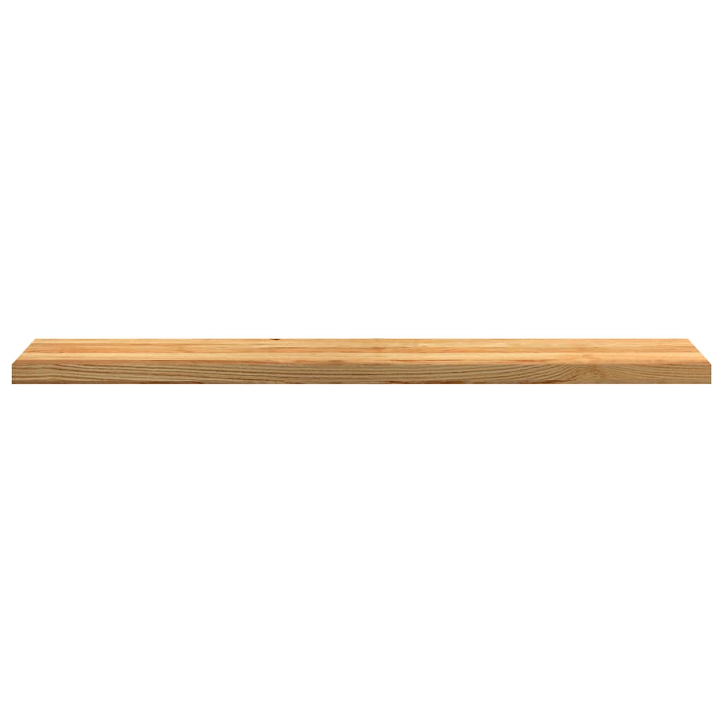 vidaXL Pervaz 2 buc lemn masiv de maro deschis 140x25x2 cm