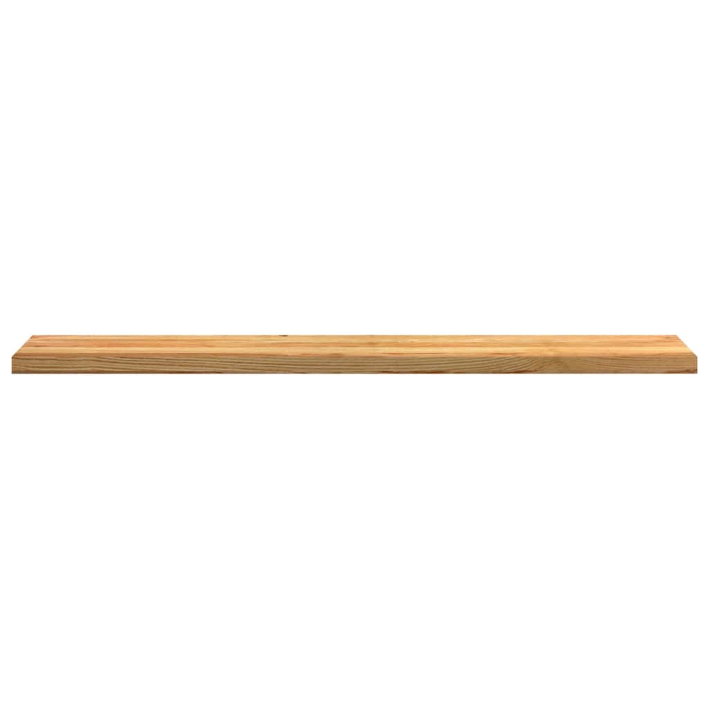 vidaXL Pervaz 2 buc lemn masiv de maro deschis 160x25x2 cm