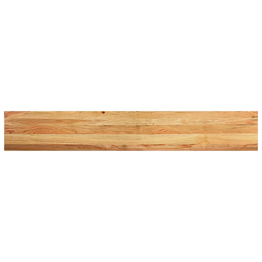 vidaXL Pervaz 2 buc lemn masiv de maro deschis 160x25x2 cm