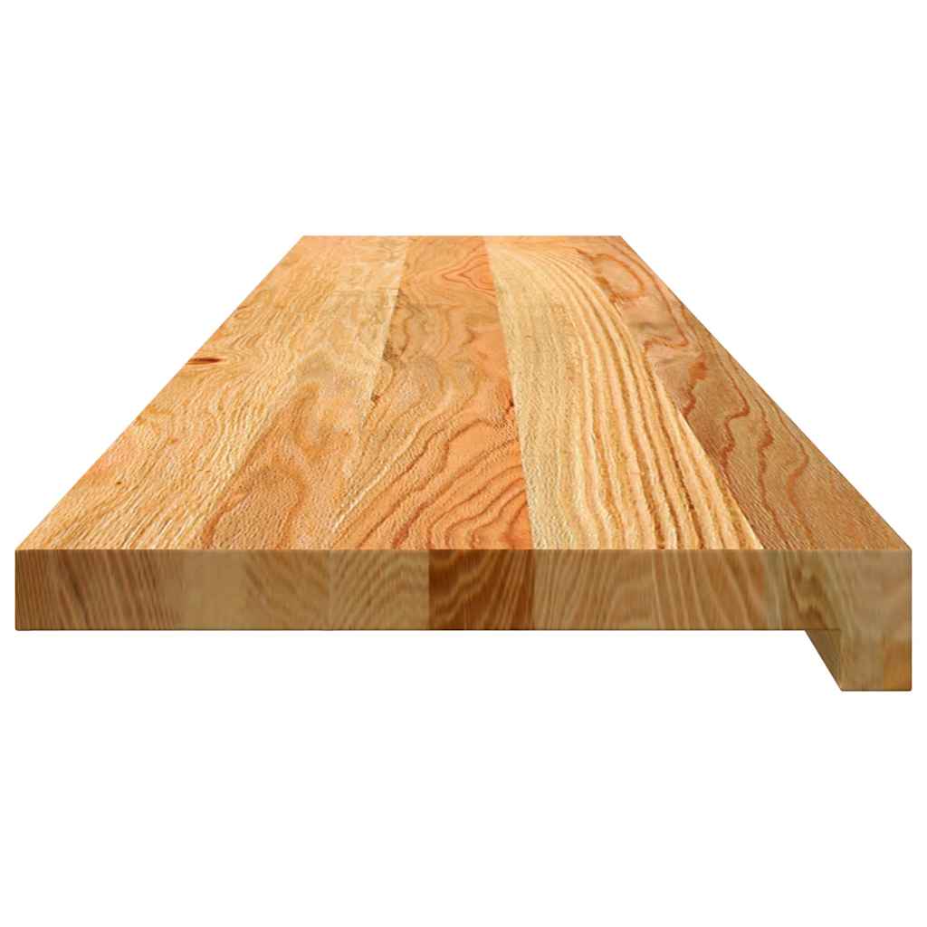 vidaXL Pervaz 2 buc lemn masiv de maro deschis 120x30x2 cm vidaXL Pervaz 2 buc lemn masiv de maro deschis 120x30x2 cm