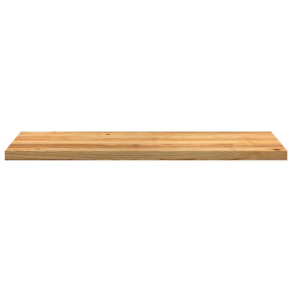 vidaXL Pervaz 2 buc lemn masiv de maro deschis 120x40x2 cm