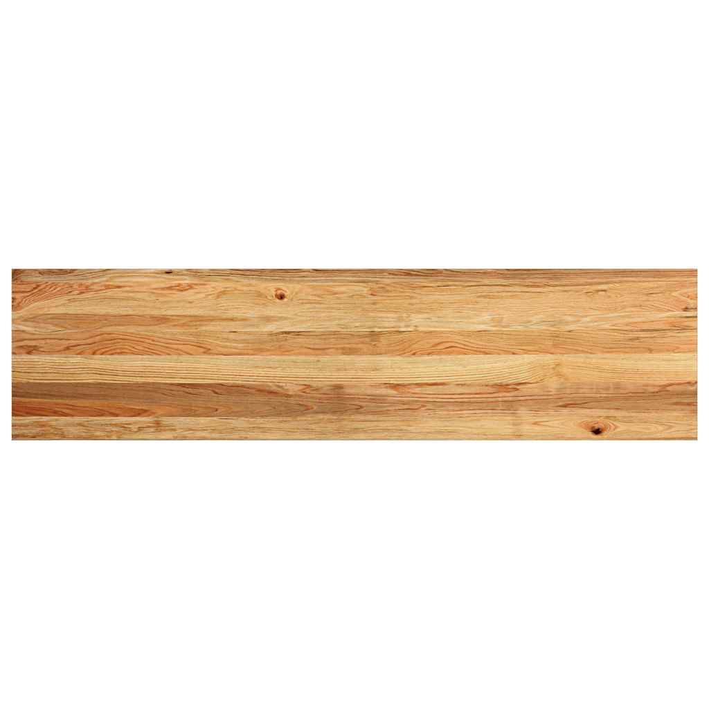 vidaXL Pervaz 2 buc lemn masiv de maro deschis 160x40x2 cm