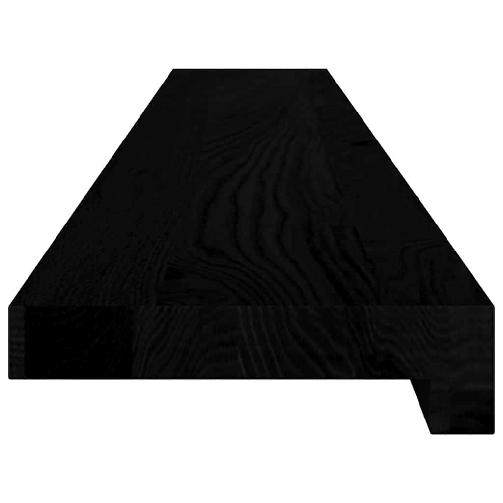 vidaXL Pervaz 2 buc lemn masiv de Maro închis 120x15x2 cm vidaXL Pervaz 2 buc lemn masiv de Maro închis 120x15x2 cm