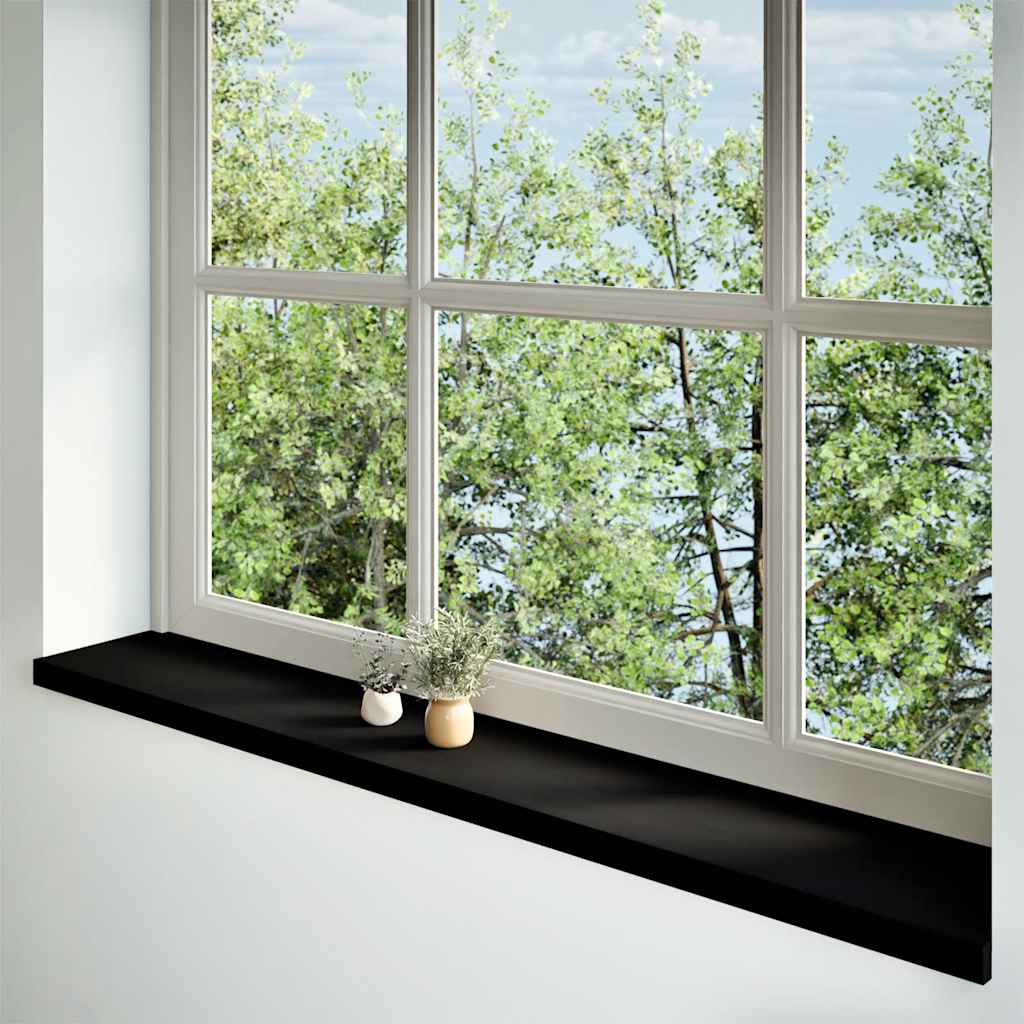 vidaXL Pervaz 2 buc maro închis 160x25x2 cm lemn masiv de stejar