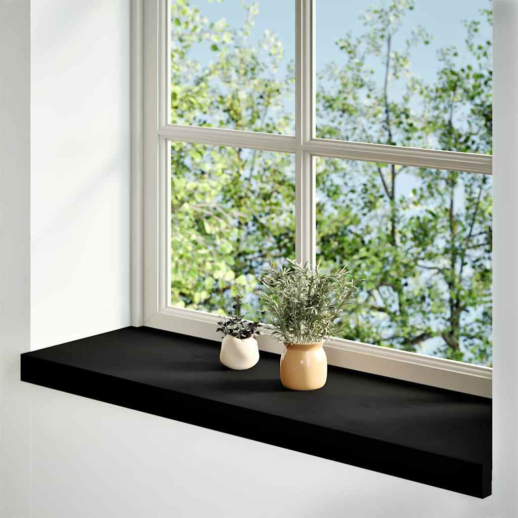 vidaXL Glafuri 2 buc maro închis 80x30x2 cm lemn masiv de stejar vidaXL Glafuri 2 buc maro închis 80x30x2 cm lemn masiv de stejar