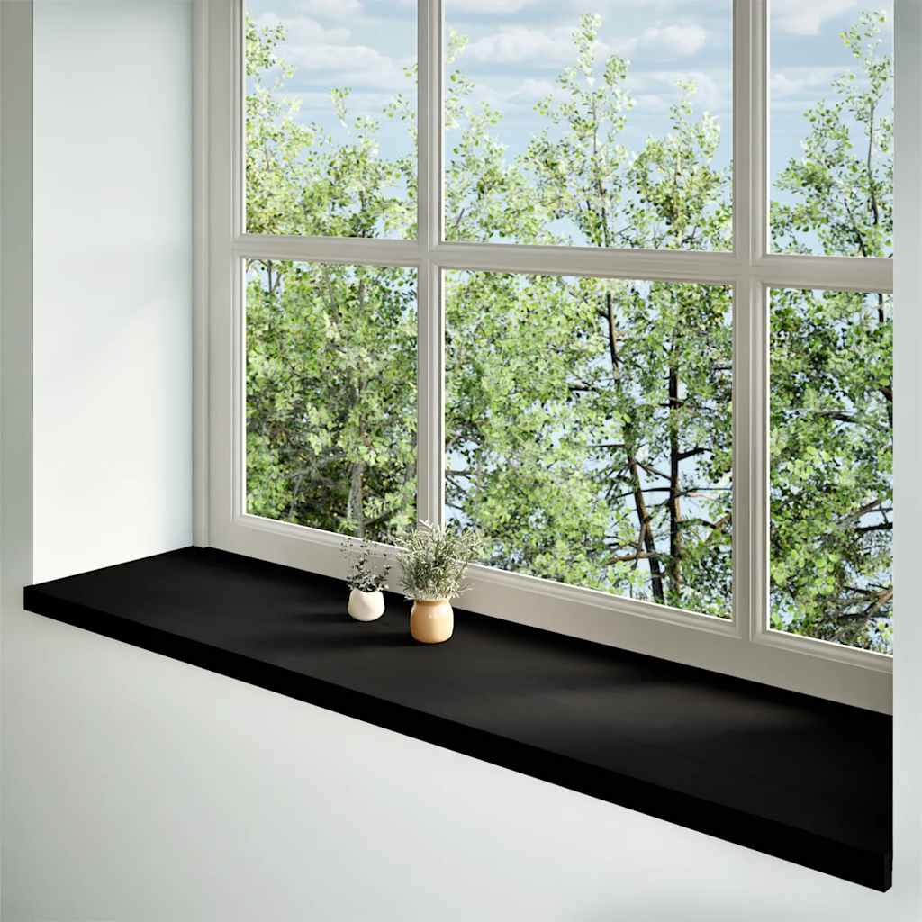 vidaXL Glafuri 2 buc maro închis 160x40x2 cm lemn masiv de stejar vidaXL Glafuri 2 buc maro închis 160x40x2 cm lemn masiv de stejar