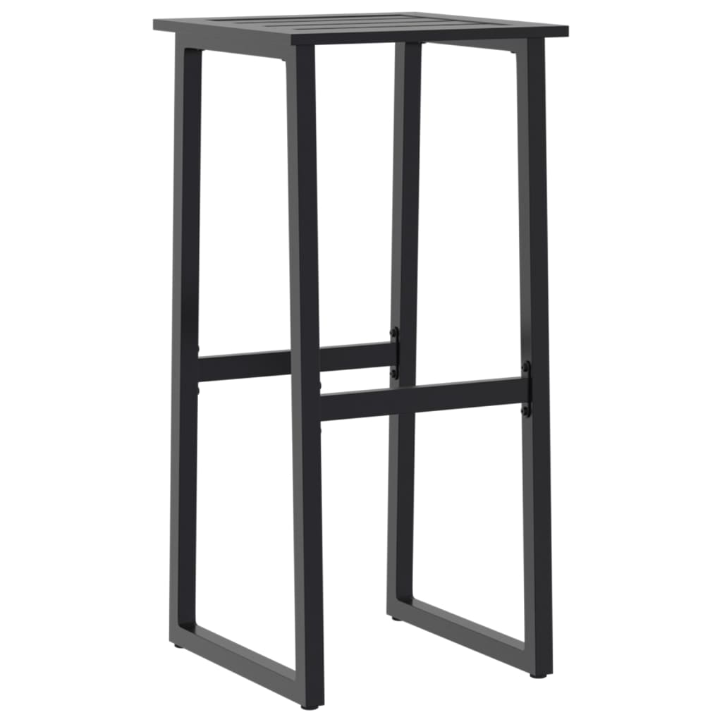 vidaXL Scaune bar, 2 buc. negru 38x38x80 cm oțel vopsit electrostatic vidaXL Scaune bar, 2 buc. negru 38x38x80 cm oțel vopsit electrostatic