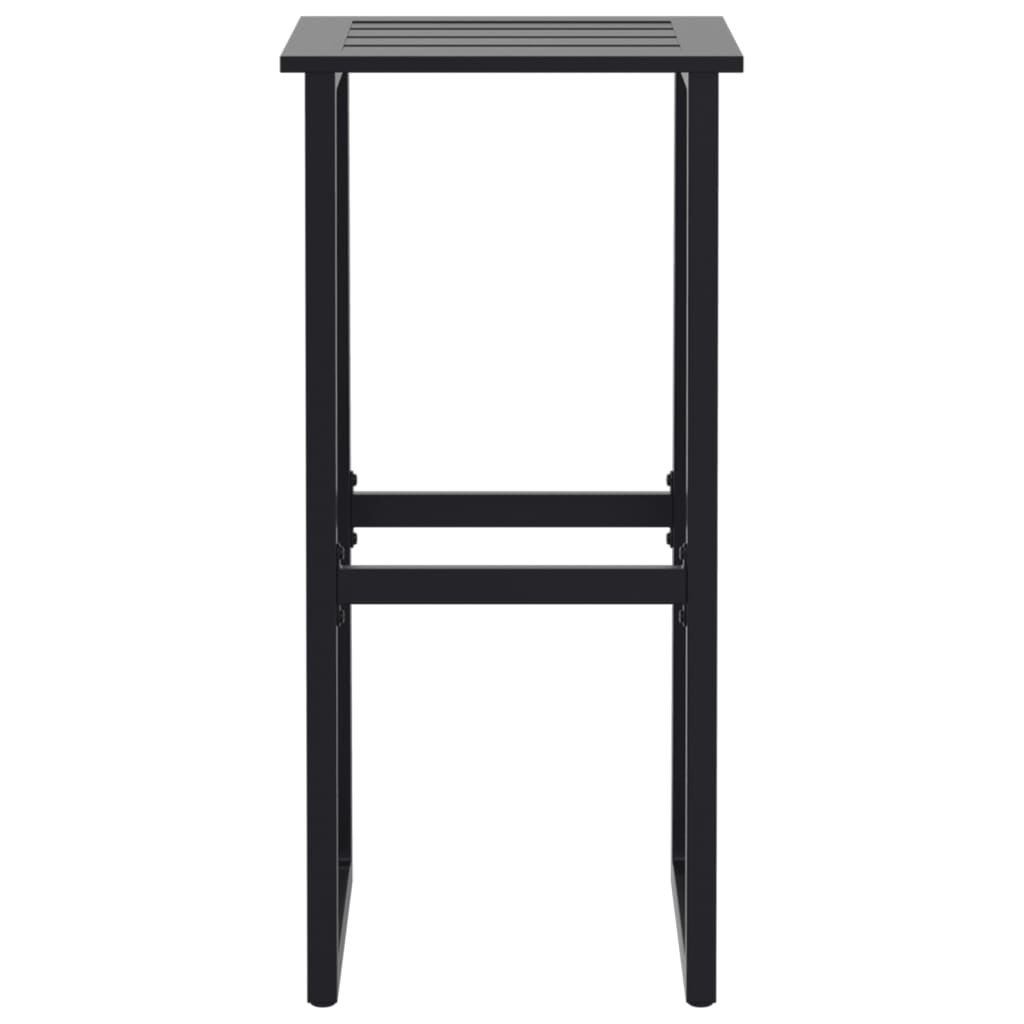 vidaXL Scaune bar, 2 buc. negru 38x38x80 cm oțel vopsit electrostatic vidaXL Scaune bar, 2 buc. negru 38x38x80 cm oțel vopsit electrostatic