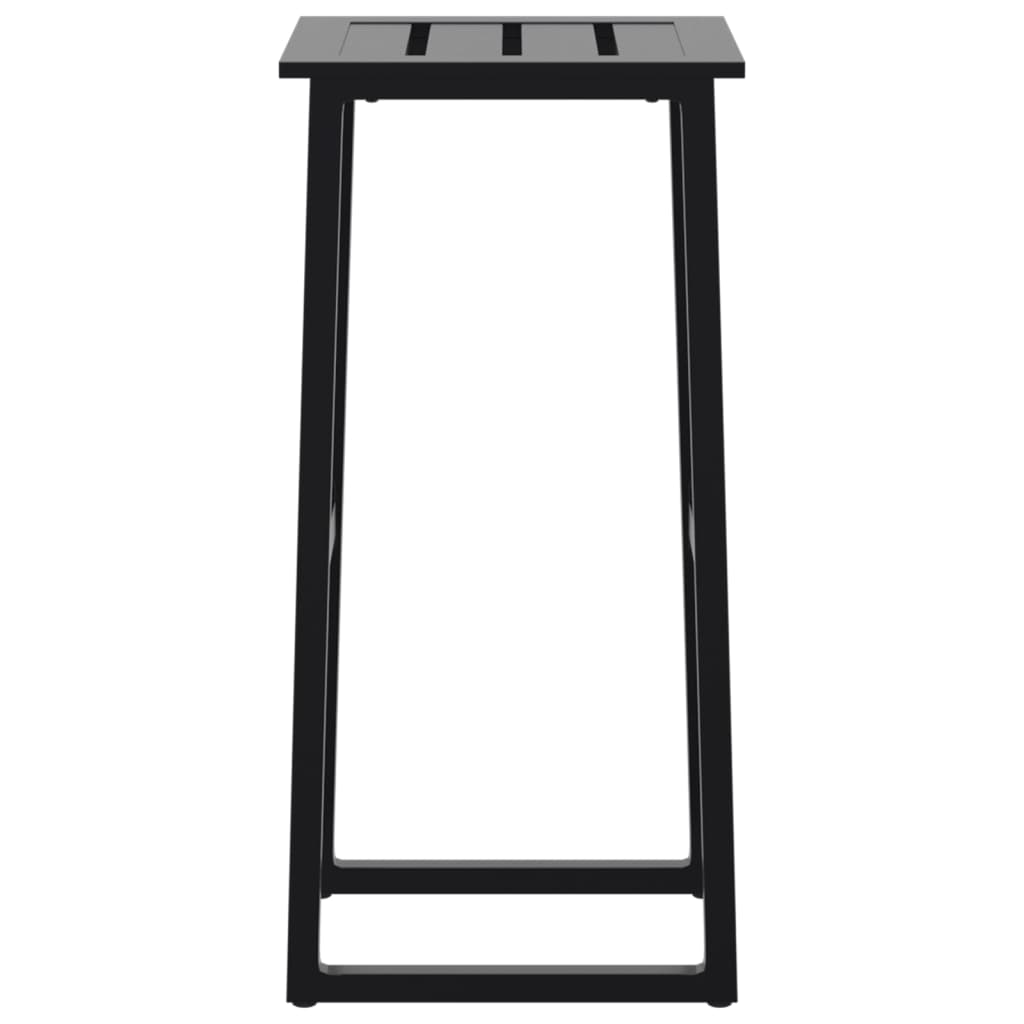 vidaXL Scaune bar, 2 buc. negru 38x38x80 cm oțel vopsit electrostatic vidaXL Scaune bar, 2 buc. negru 38x38x80 cm oțel vopsit electrostatic