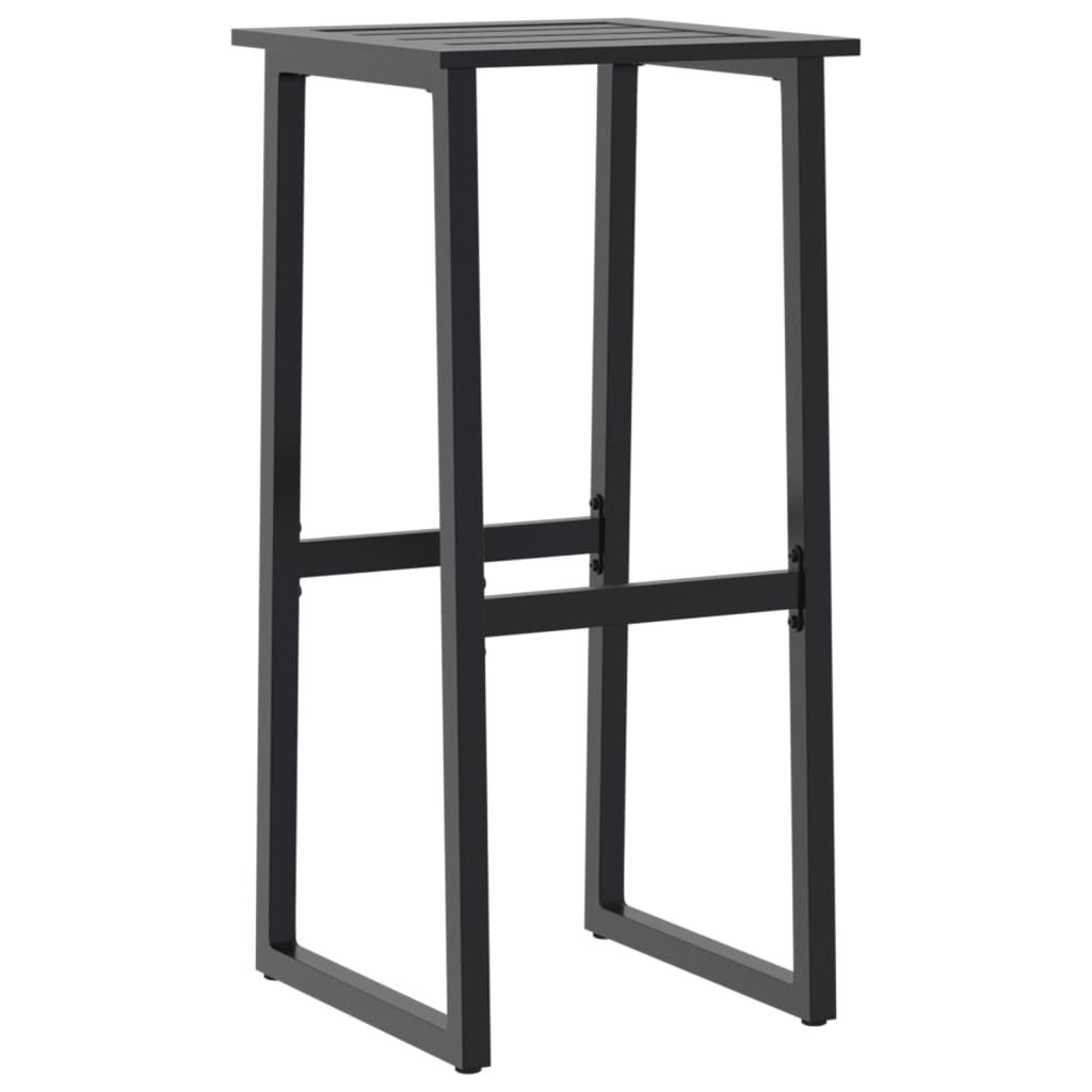 vidaXL Scaune bar 4 buc. negru 38x38x80 cm oțel vopsit electrostatic vidaXL Scaune bar 4 buc. negru 38x38x80 cm oțel vopsit electrostatic