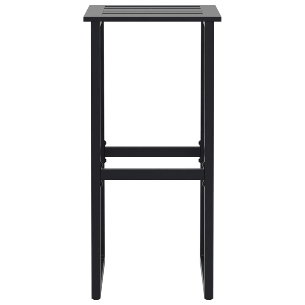 vidaXL Scaune bar 4 buc. negru 38x38x80 cm oțel vopsit electrostatic vidaXL Scaune bar 4 buc. negru 38x38x80 cm oțel vopsit electrostatic