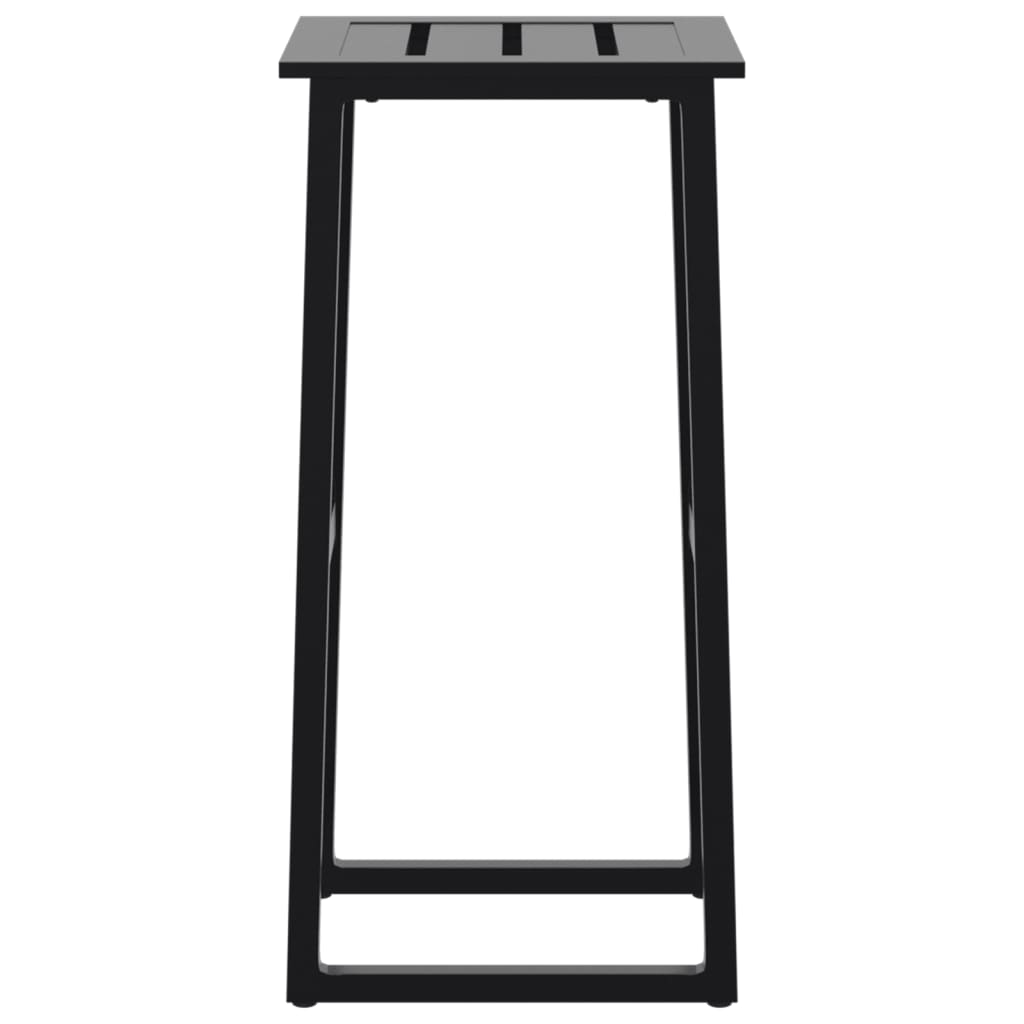 vidaXL Scaune bar 4 buc. negru 38x38x80 cm oțel vopsit electrostatic vidaXL Scaune bar 4 buc. negru 38x38x80 cm oțel vopsit electrostatic