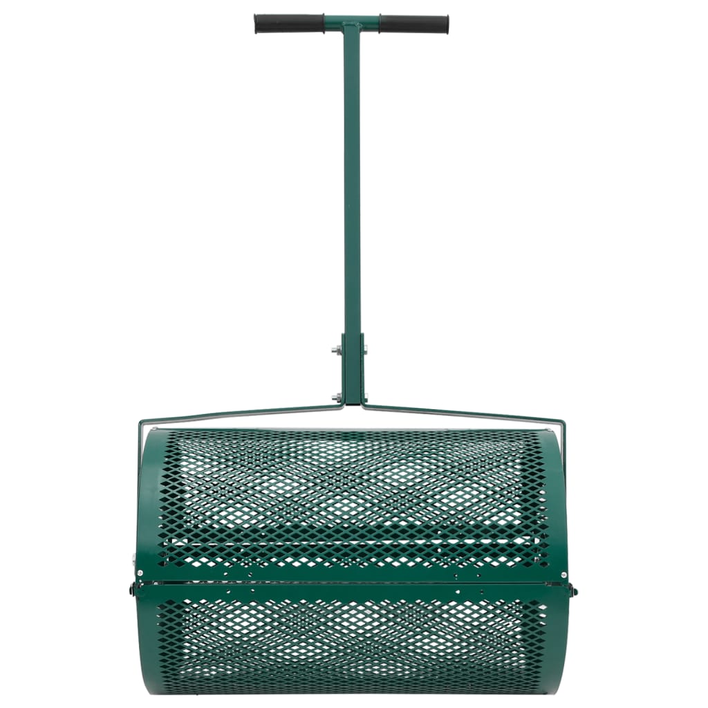 vidaXL Distribuitor de compost, verde, Ø40x60 cm, oțel vidaXL Distribuitor de compost, verde, Ø40x60 cm, oțel