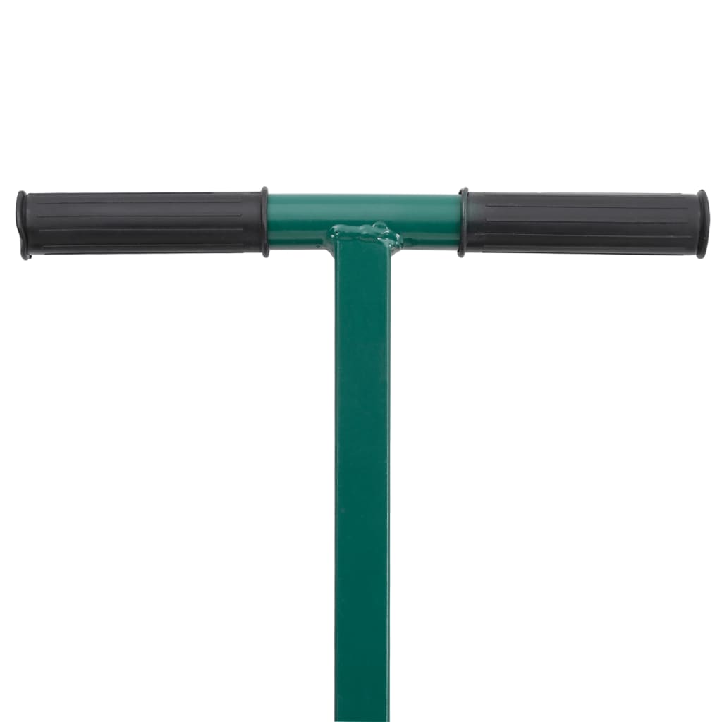 vidaXL Distribuitor de compost, verde, Ø40x60 cm, oțel vidaXL Distribuitor de compost, verde, Ø40x60 cm, oțel