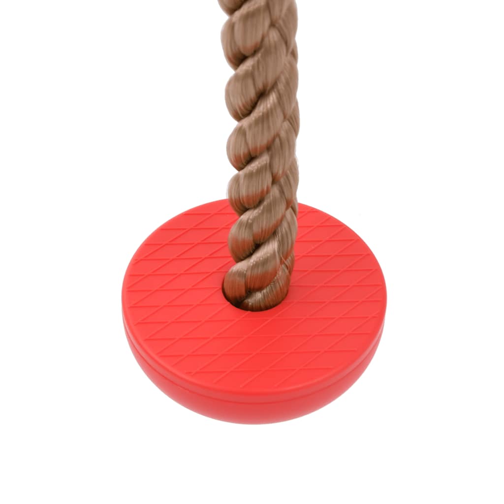 vidaXL Leagăn cu funie și disc pentru copii, cu 4 trepte, multicolor vidaXL Leagăn cu funie și disc pentru copii, cu 4 trepte, multicolor