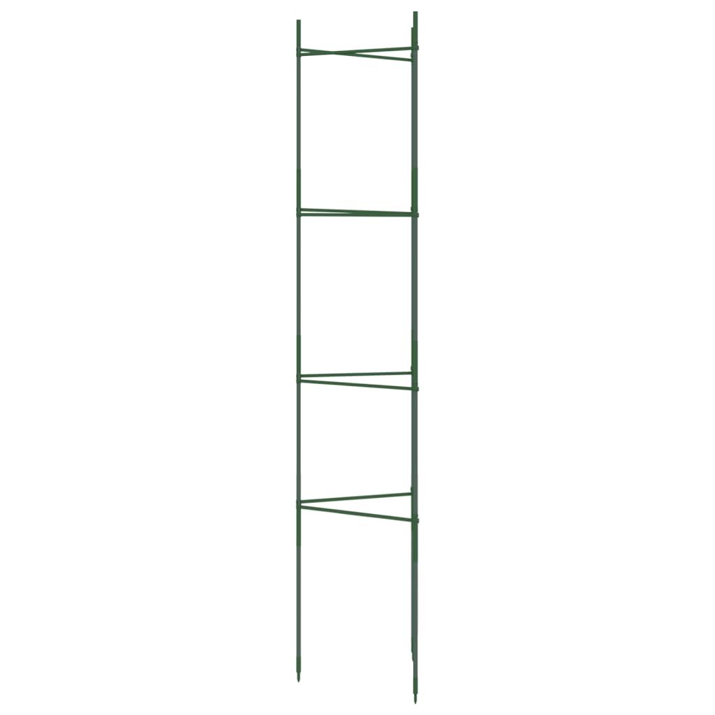 vidaXL Suport pentru roșii, 2 buc., 154 cm, oțel și PP