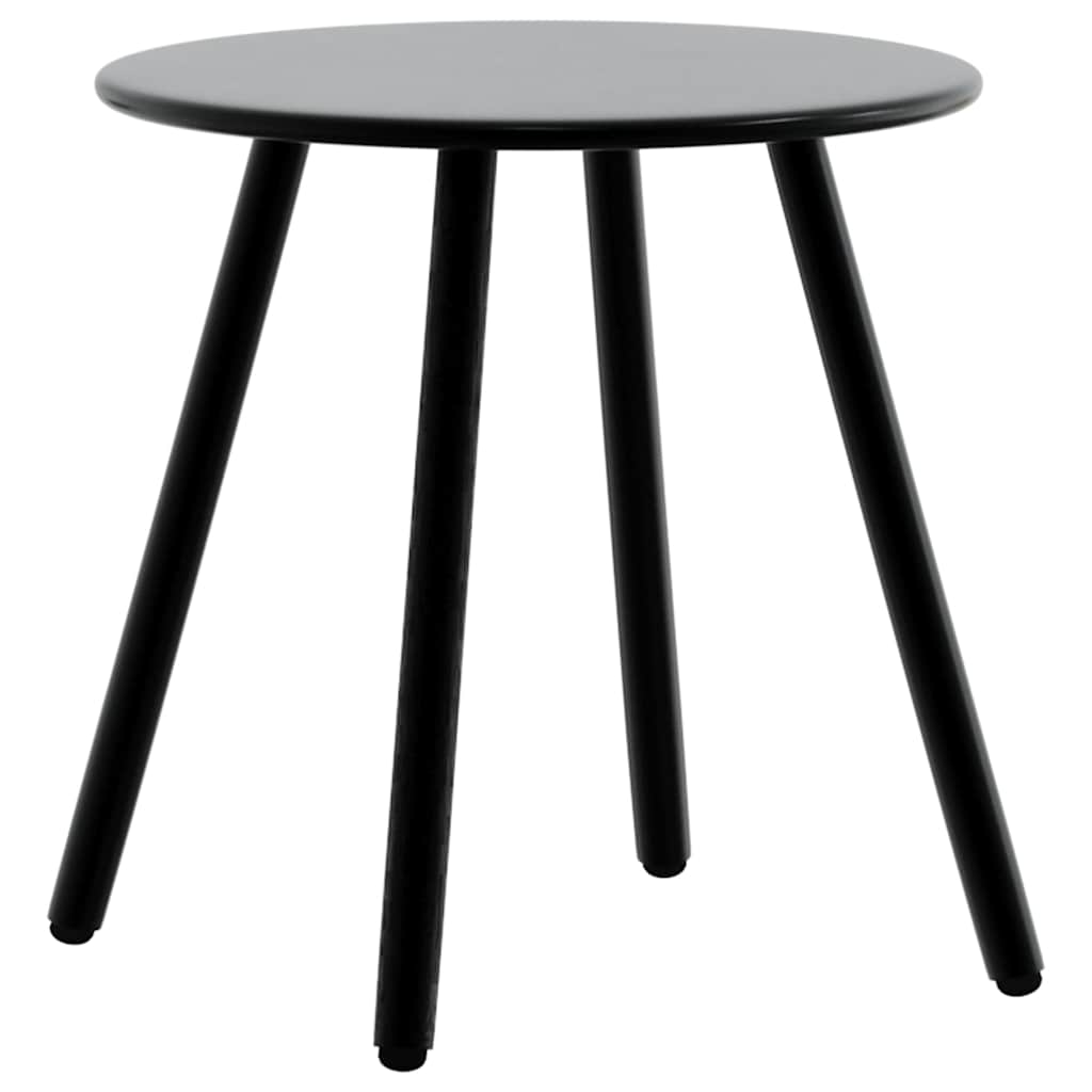 vidaXL Set scaune de grădină 3 buc Poly Rattan negru