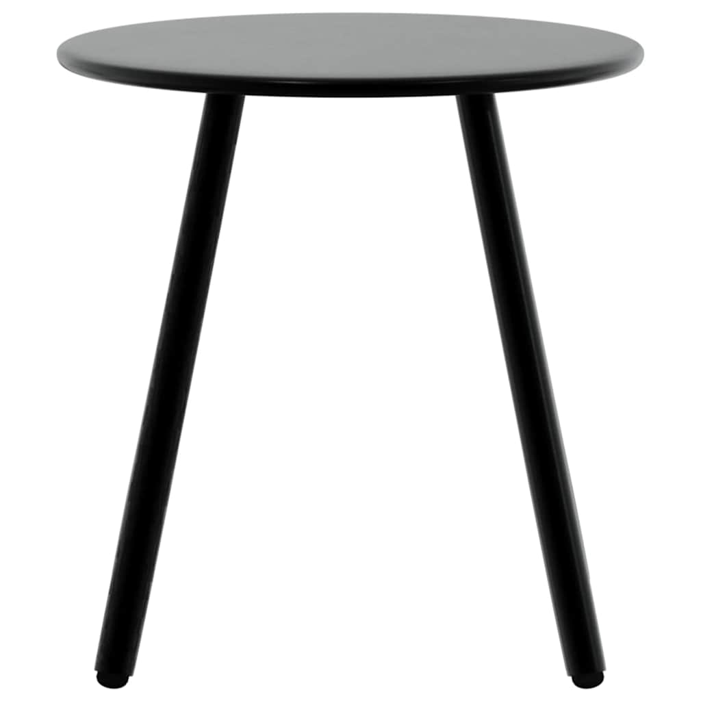 vidaXL Set scaune de grădină 3 buc Poly Rattan negru