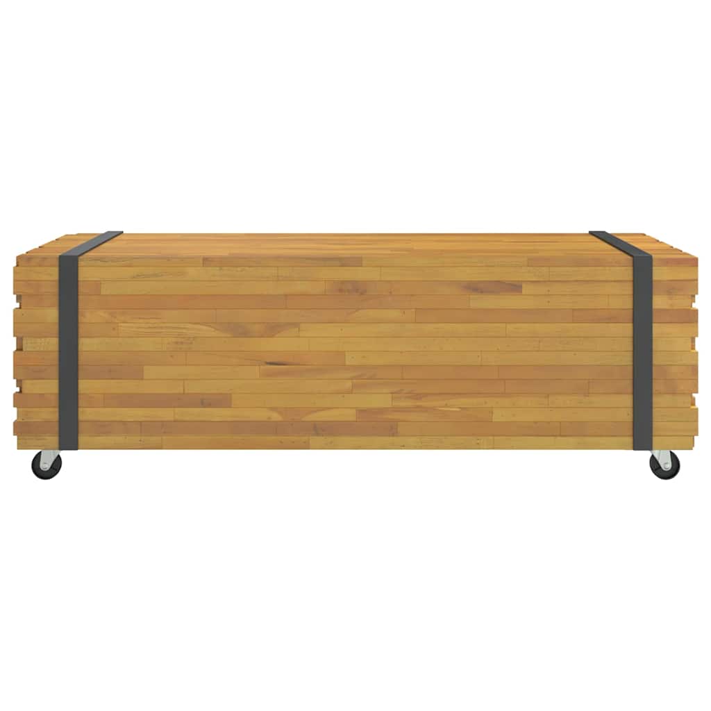 vidaXL Masuta de cafea 110x45x35 cm din lemn masiv de tec vidaXL Masuta de cafea 110x45x35 cm din lemn masiv de tec