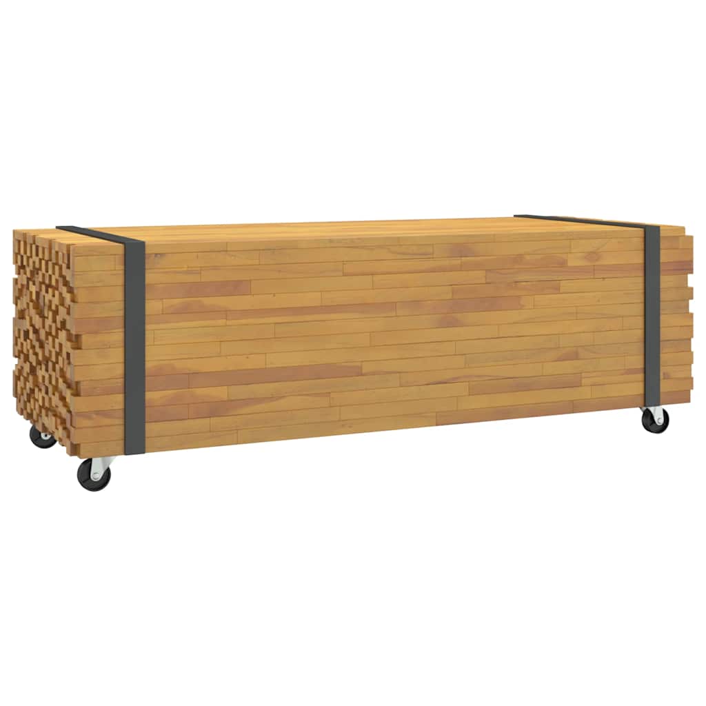vidaXL Masuta de cafea 110x45x35 cm din lemn masiv de tec vidaXL Masuta de cafea 110x45x35 cm din lemn masiv de tec