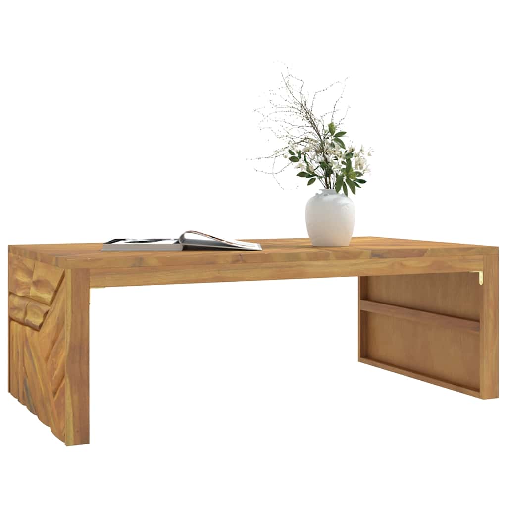 vidaXL Masuta de cafea 110x60x38 cm din lemn masiv de tec vidaXL Masuta de cafea 110x60x38 cm din lemn masiv de tec