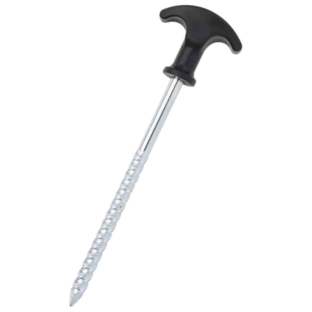 vidaXL Țăruși de cort, 24 buc., 17 cm, Ø7 mm, oțel galvanizat